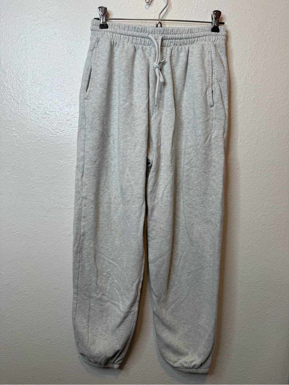 Old Navy So Comfy Light Gray Joggers Sweatpants Size Small Loungewear Casual